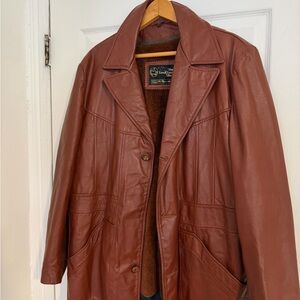 The Leather Shop Sears Vintage Brown Leather Jacket
